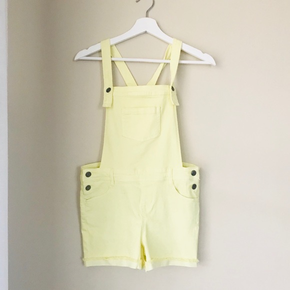 yellow overalls girls